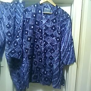 💲3⃣▶FOR SET unique Blue design lounge set for women loose fit compfy